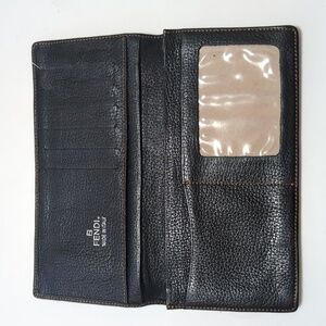 Fendi wallet, black long wallet